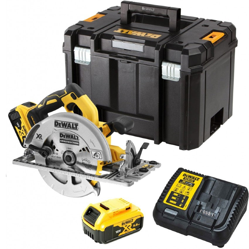 18V XR Sirkelsag Skinnekompatibel 184mm