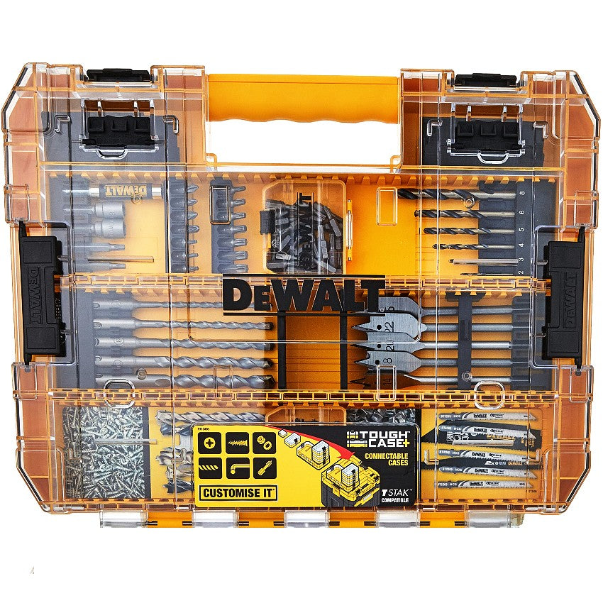 TSTAK Bor- og Bitssett 85-deler i Tough Case+