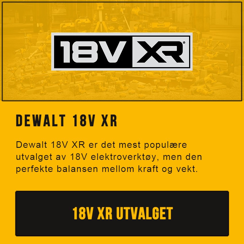 DEWALT 18V XR