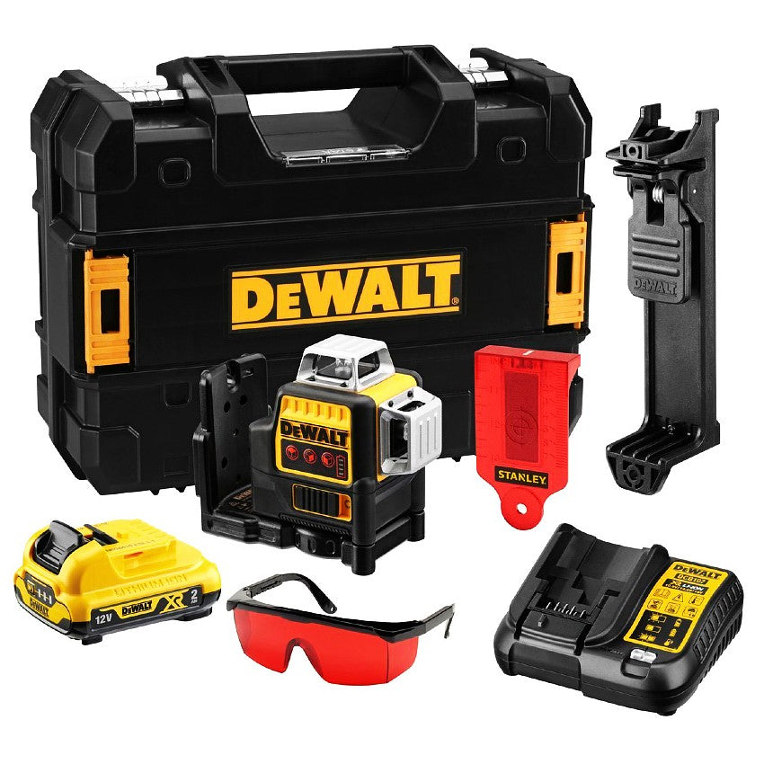 Dewalt 12V XR Linjelaser 3x360° Grader DCE089D1R