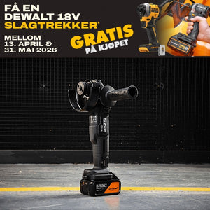 DEWALT x McLaren 18V XR Special Edition Vinkelsliper DCG45MP2T