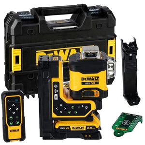 Dewalt 18V XR Linjelaser Med Fjernkontroll 3x360° Grader DCLE34035B