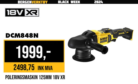 18V XR Poleringsmaskin DCM848N