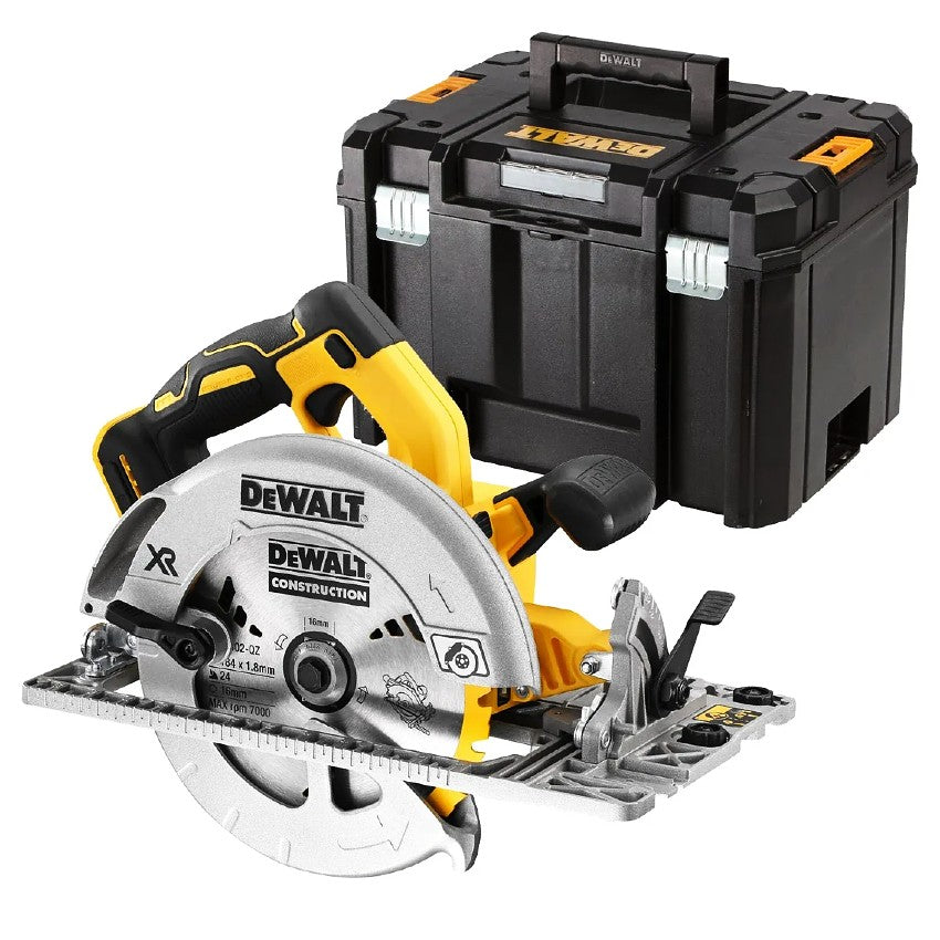 Dewalt 18V XR Sirkelsag Skinnekompatibel 184mm DCS572NT