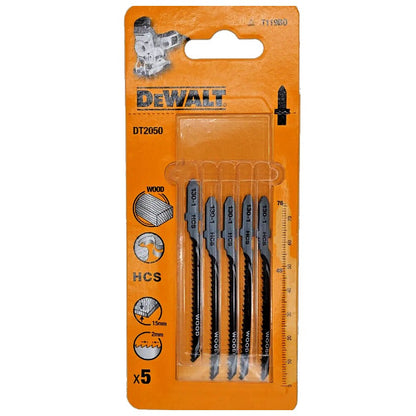 Dewalt Stikkblad HCS 76mm f/Tre 5-pakning DT2050