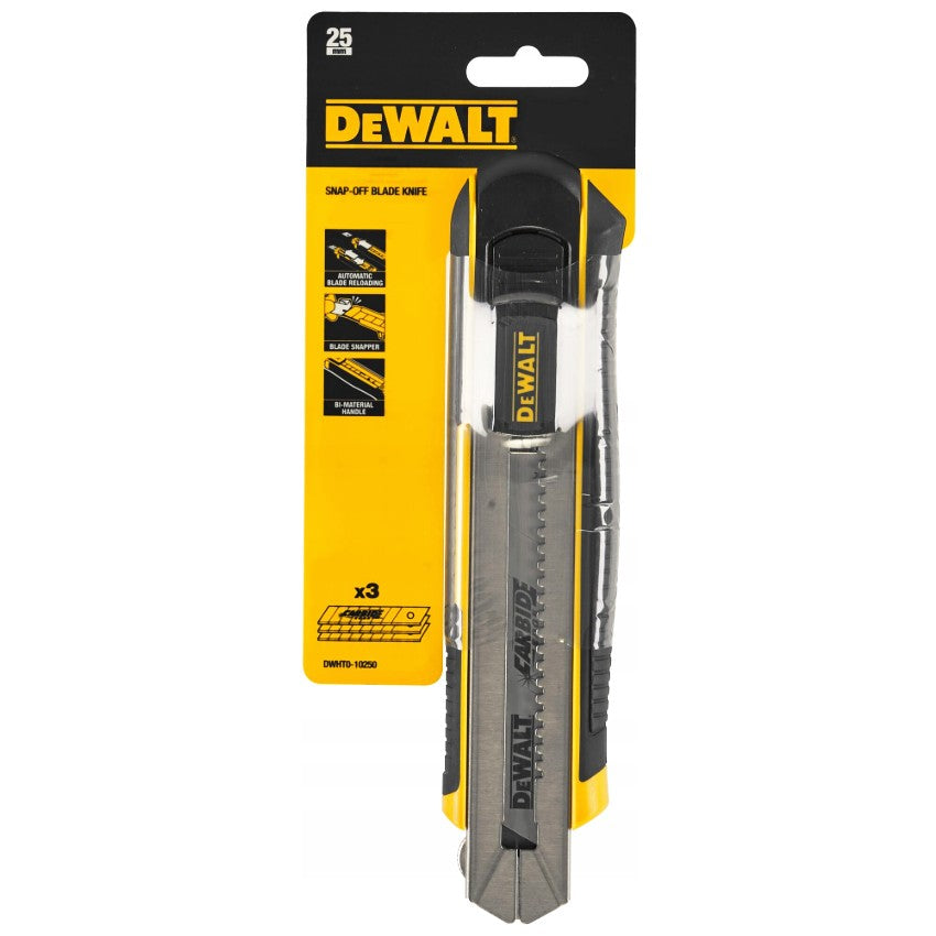 Dewalt Brytebladkniv Auto-Lock 25mm DWHT0-10250