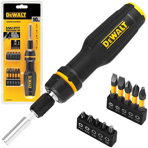Dewalt MAX FIT Teleskopisk Multibits-Skrutrekkersett 10-deler DWHT68001-0