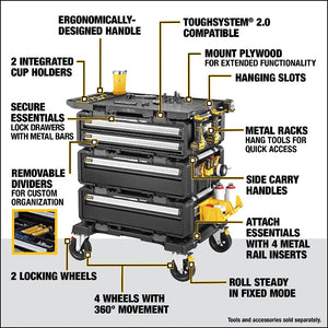 Dewalt ToughSystem 2.0 DXL Modular Workstation 5-i-1 DWST60510-1
