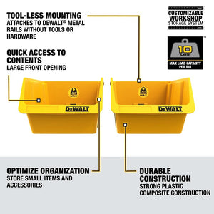 Dewalt ToughSystem 2.0 DXL Storage System Beholdere 2-Pakning DWST82813-1