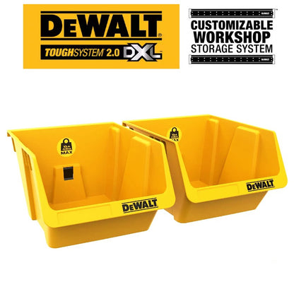 Dewalt ToughSystem 2.0 DXL Storage System Beholdere 2-Pakning DWST82813-1