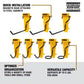 Dewalt ToughSystem 2.0 DXL Storage System Kroksett 8-Deler DWST82816-0