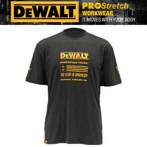 Dewalt Workwear T-skjorte 100-års Jubileum Limited Edition Str L DWBV3172
