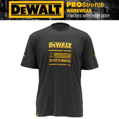 Dewalt Workwear T-skjorte 100-års Jubileum Limited Edition Str M DWBV3171