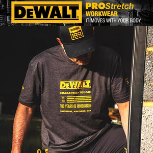 Dewalt Workwear T-skjorte 100-års Jubileum Limited Edition Str L DWBV3172