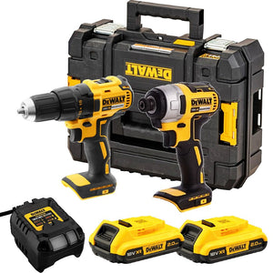 Dewalt 18V XR Verktøysett DCF787+DCD777+2xDCB183+DCB1102+TSTAK