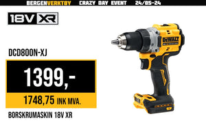 18V XR Borskrumaskin DCD800N