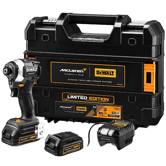 18V XR Slagskrutrekker DEWALT x MCLAREN DCF85ME2GT