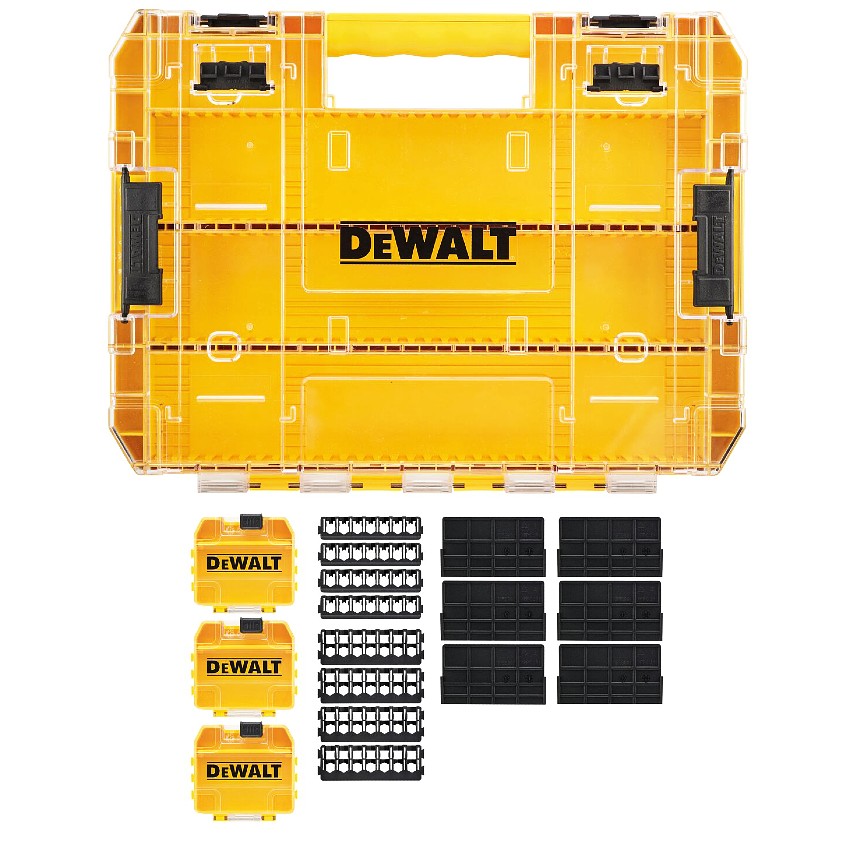 Dewalt TSTAK Stor Tough Case+ og 3 Små Tough Case+ DT70804