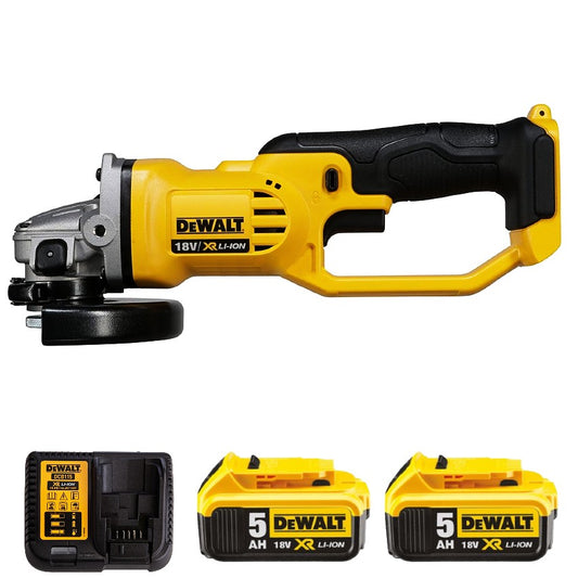 Utleie - Dewalt 18V XR Vinkelsliper 125mm på batteri