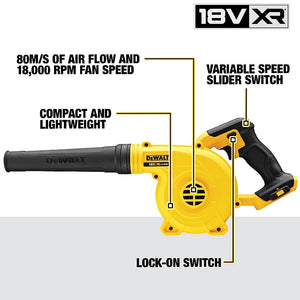 Dewalt 18V XR Løvblåser DCV100