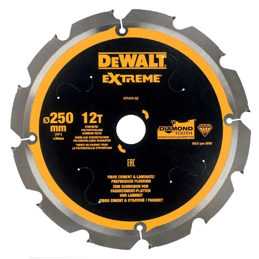 Sagblad Extreme Fibersement 250x30x12T