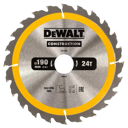 Sagblad Construction 190x30x24T