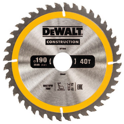 Sagblad Construction 190x30x40T