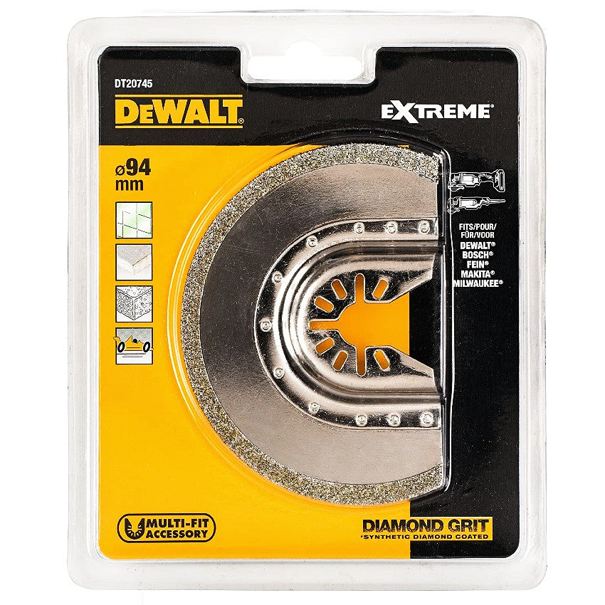 Multikutterblad Halvrund Diamant