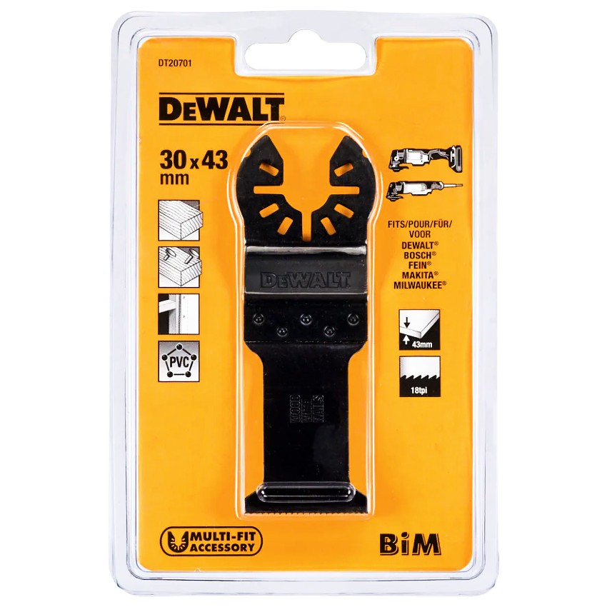 Multikutterblad f/Tre med spiker 43x30mm